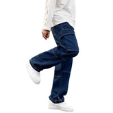 Casual Wide Leg Denim Jean